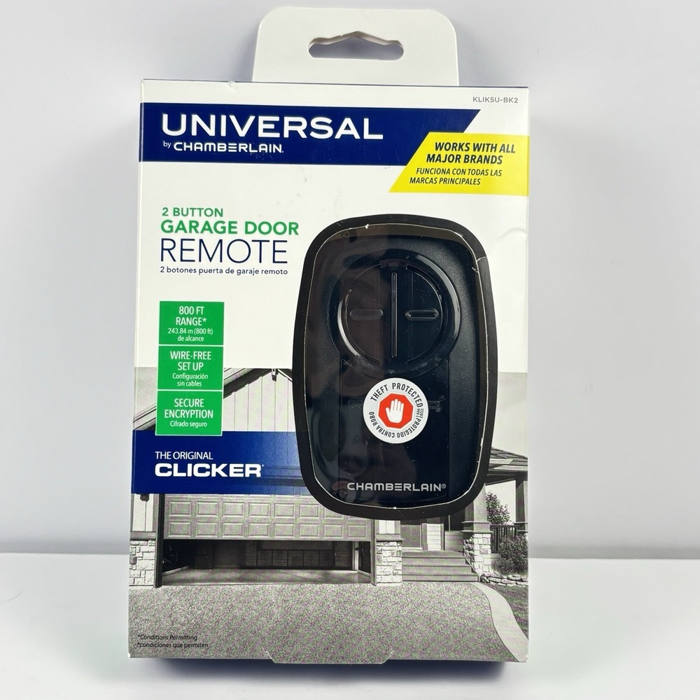 Chamberlain Clicker Universal Button Garage Door Opener Remote